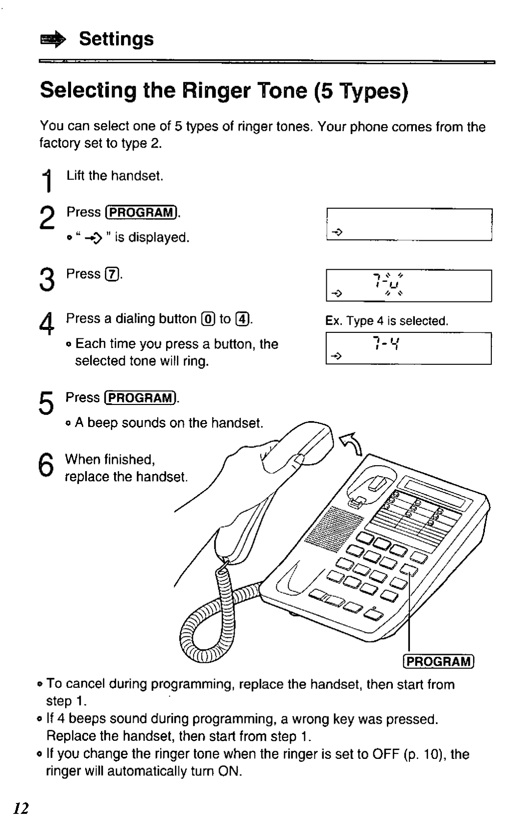 Panasonic KX-TS17-W manual 