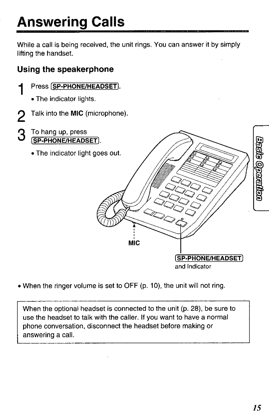 Panasonic KX-TS17-W manual 