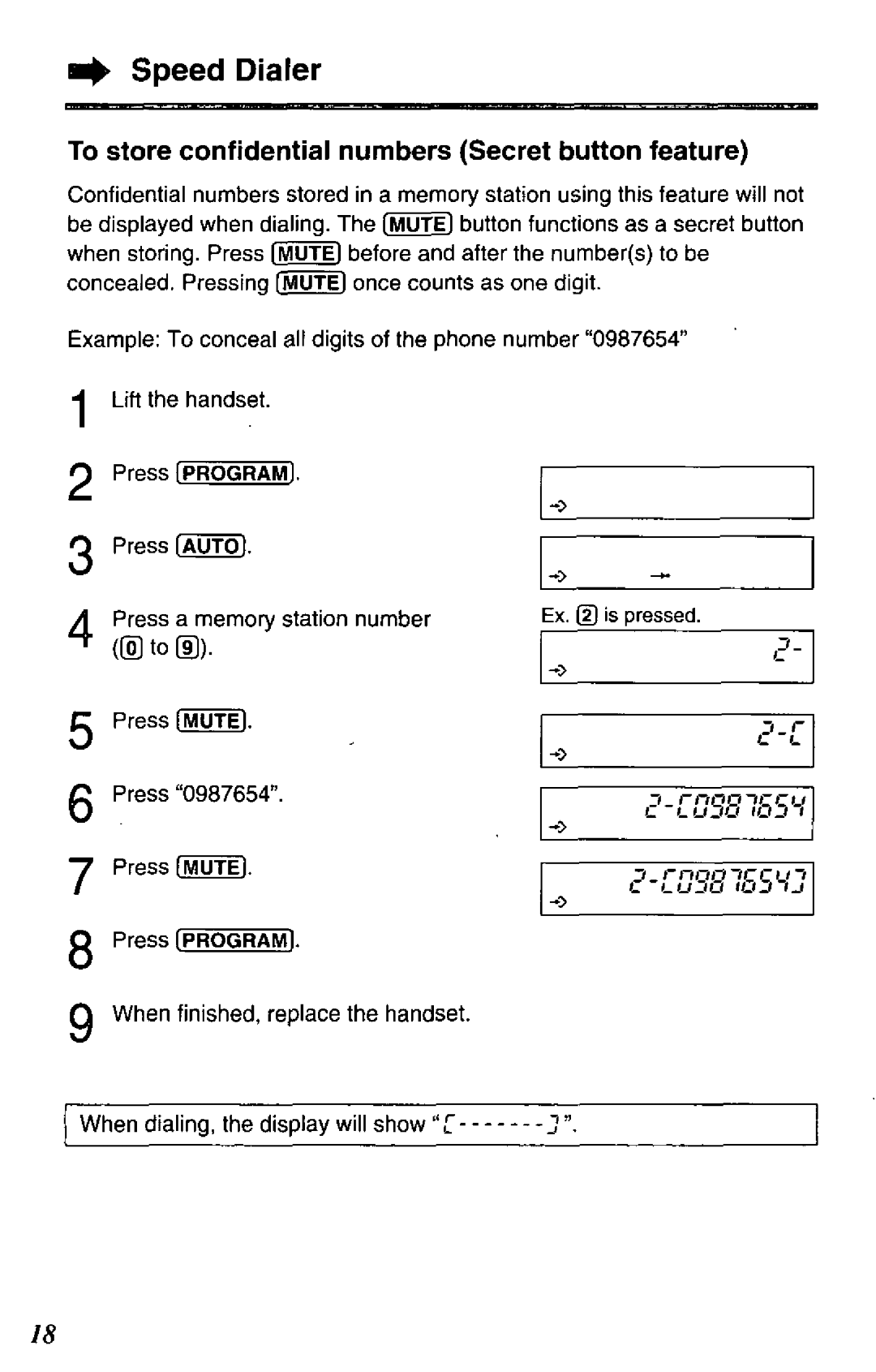 Panasonic KX-TS17-W manual 