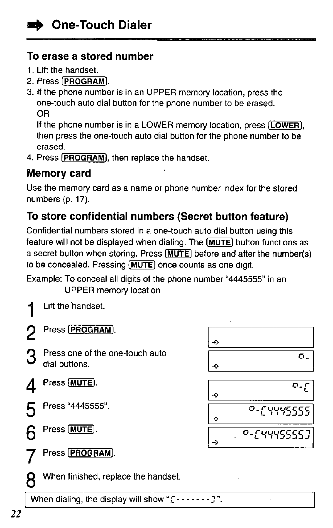 Panasonic KX-TS17-W manual 