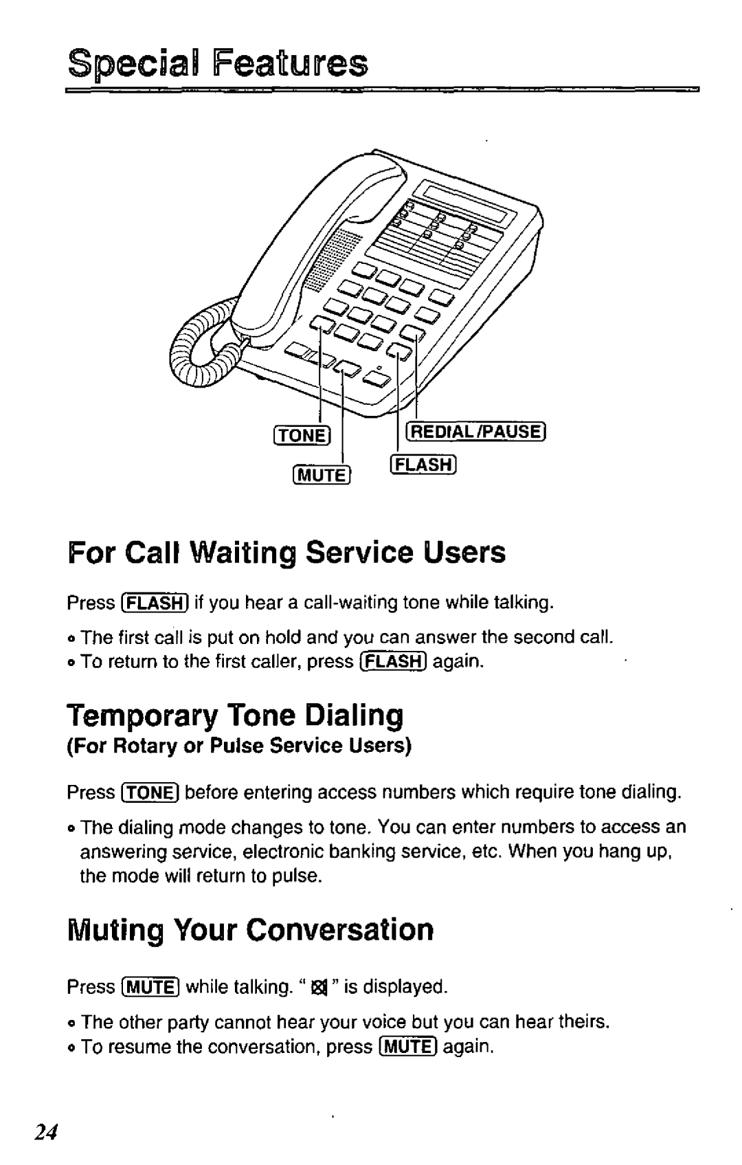 Panasonic KX-TS17-W manual 