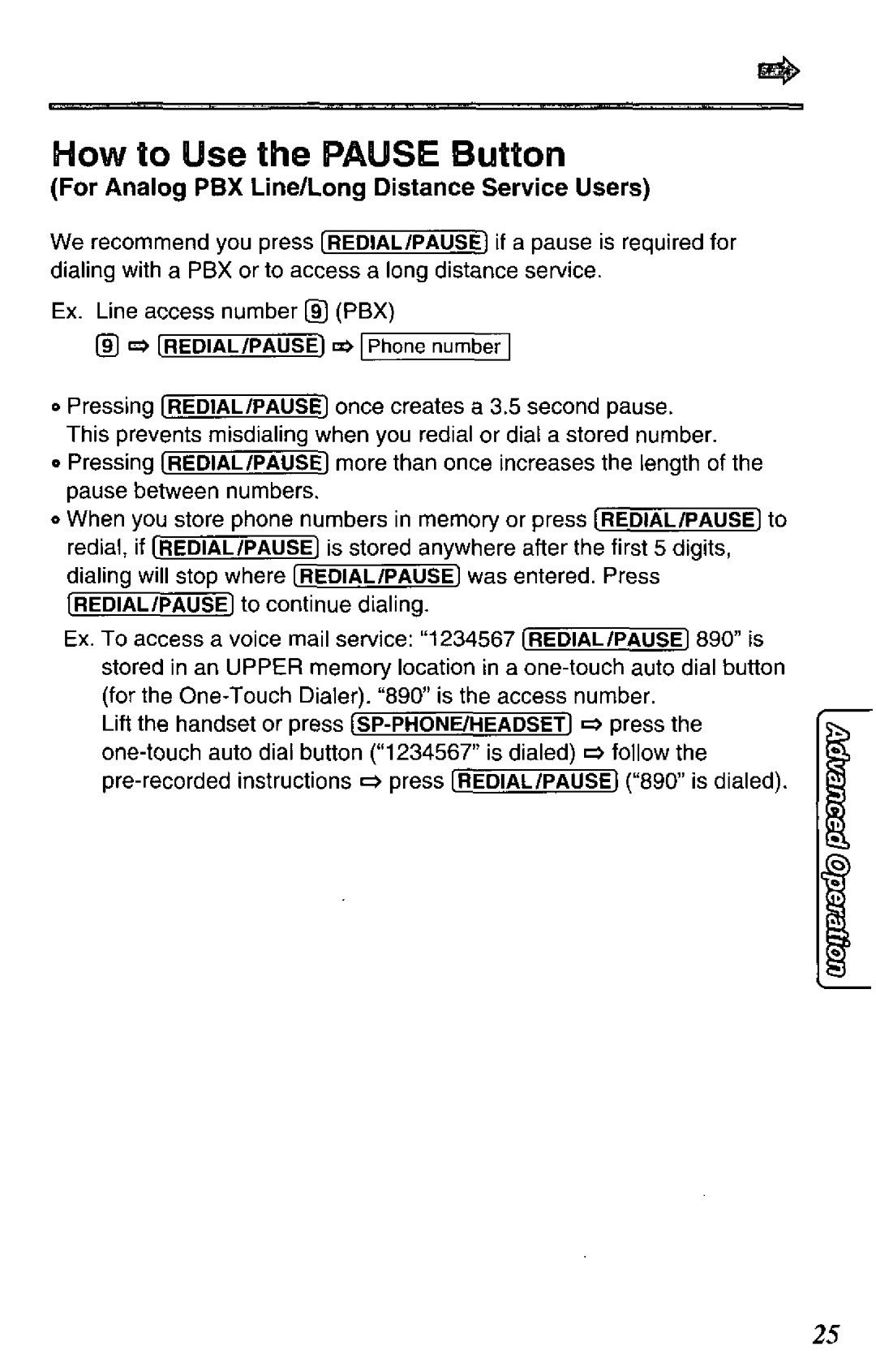 Panasonic KX-TS17-W manual 