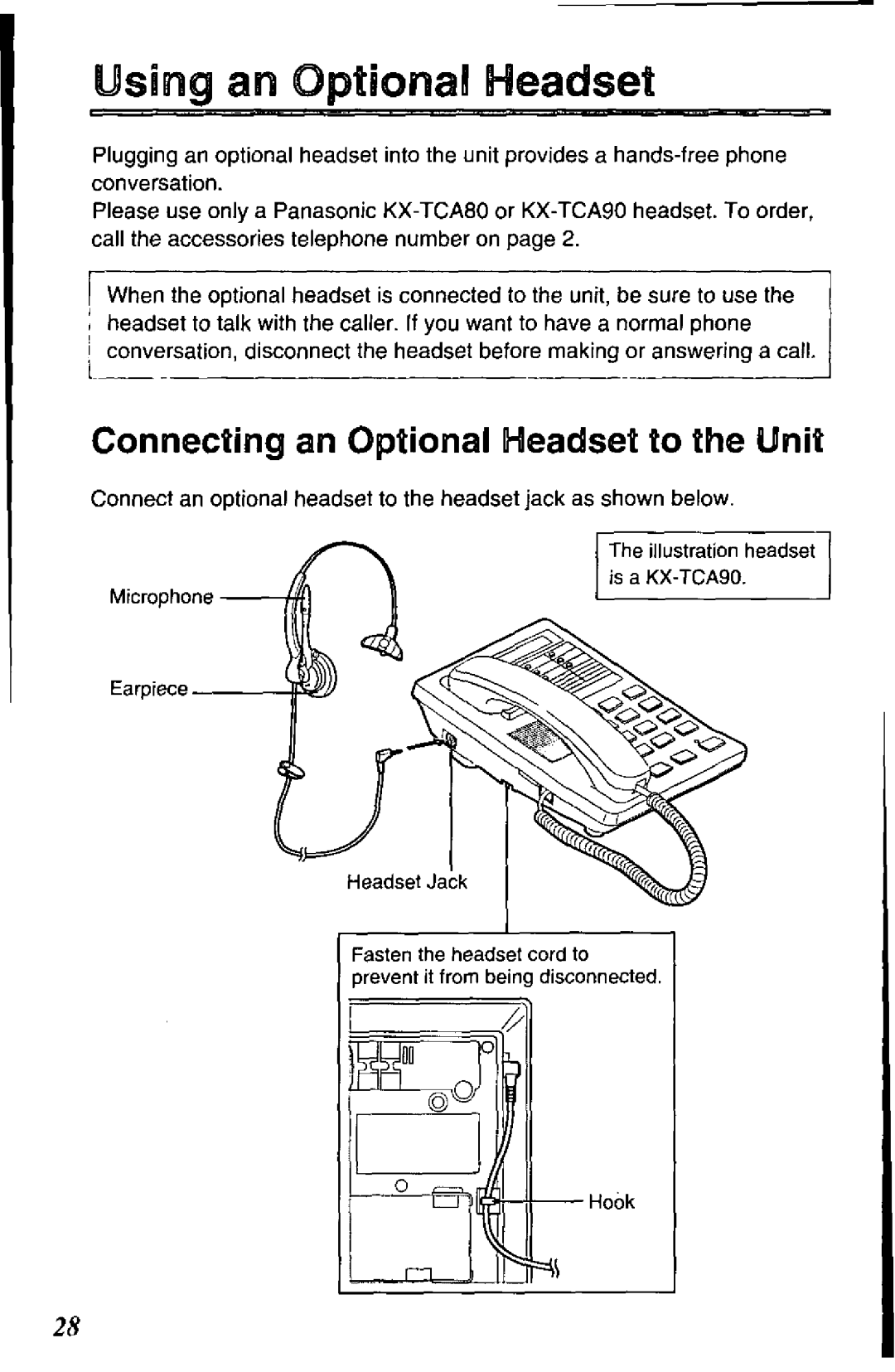 Panasonic KX-TS17-W manual 