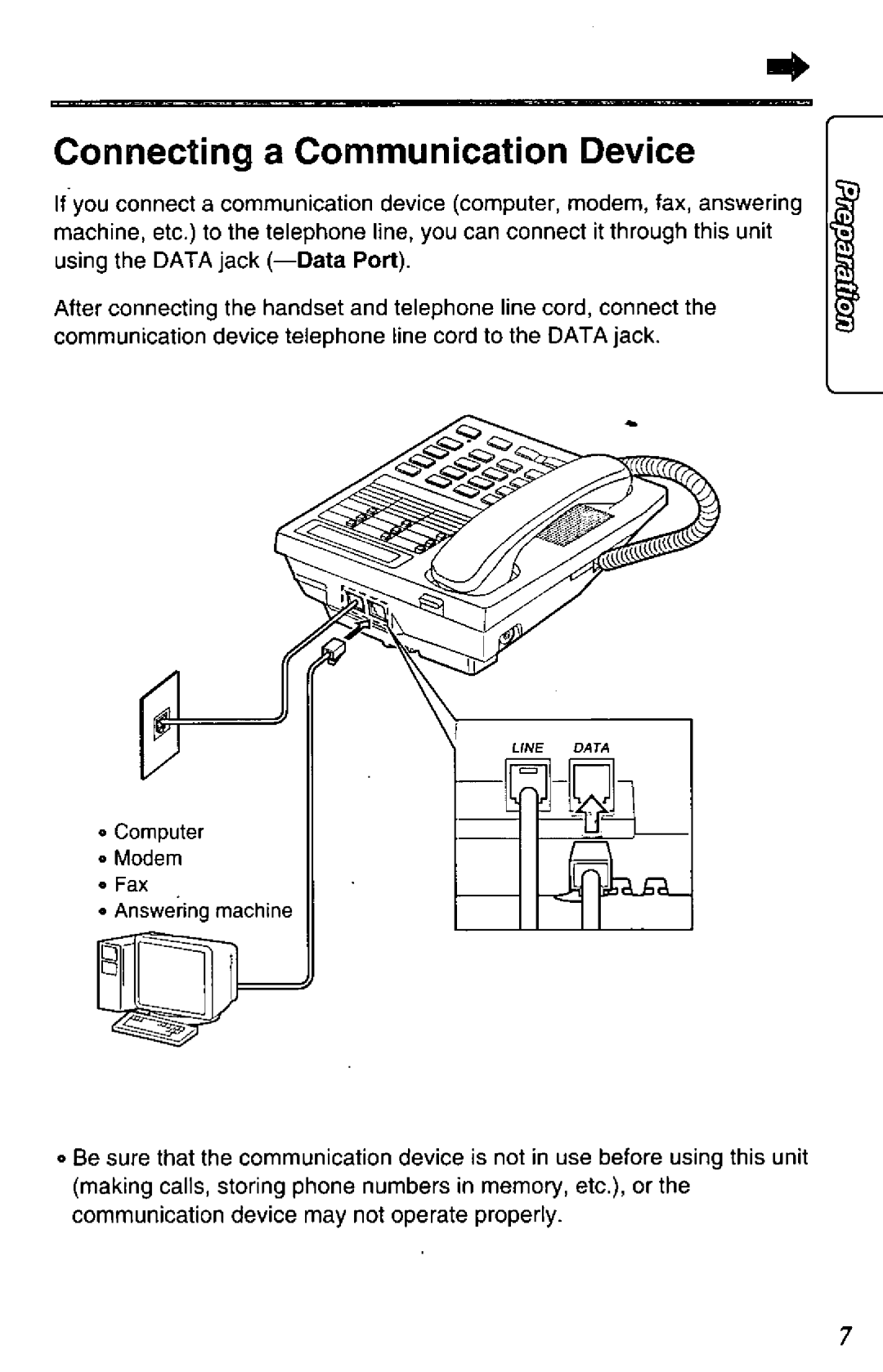 Panasonic KX-TS17-W manual 