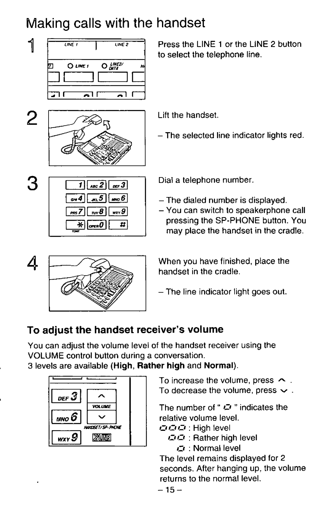 Panasonic KX-TS25-B manual 