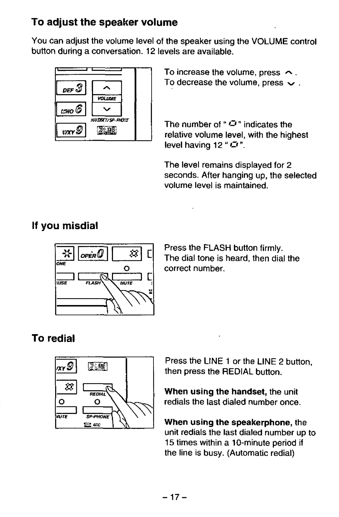 Panasonic KX-TS25-B manual 