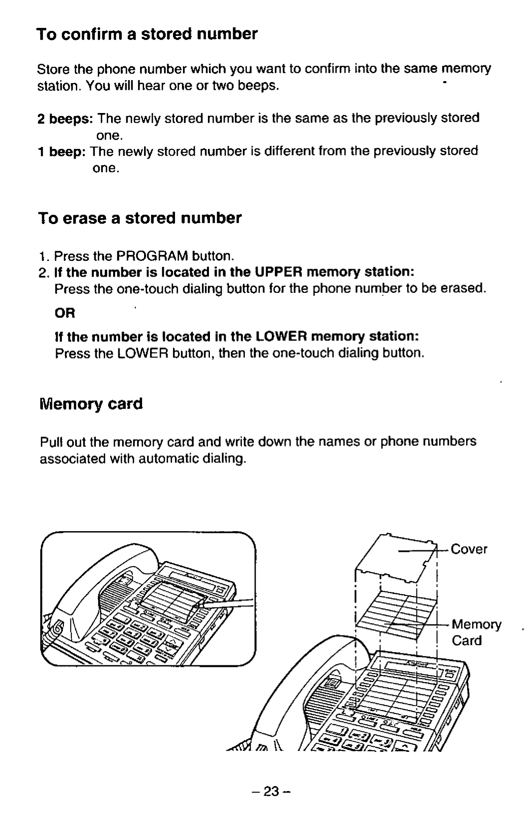 Panasonic KX-TS25-B manual 