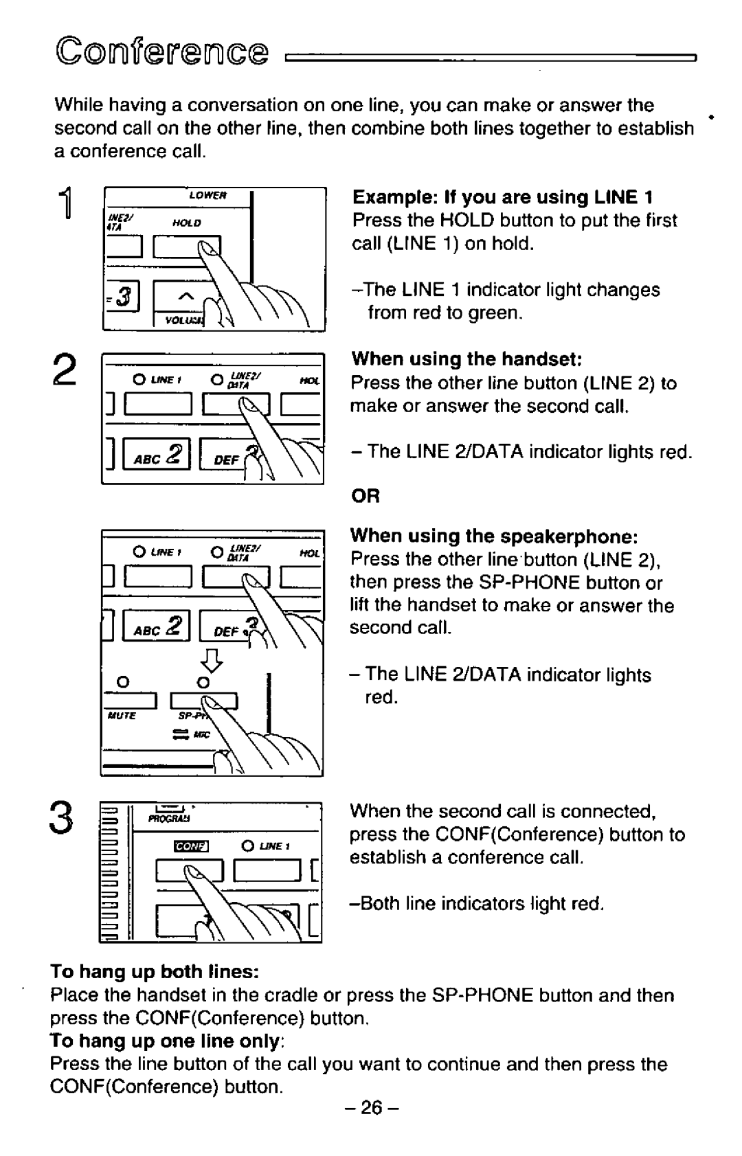 Panasonic KX-TS25-B manual 