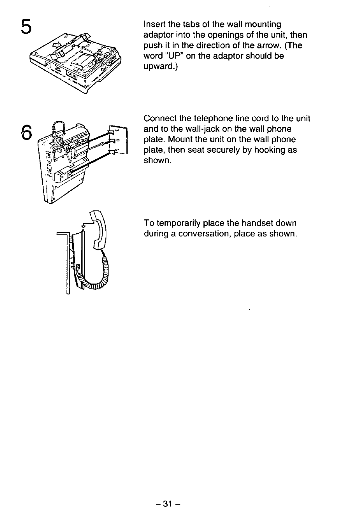 Panasonic KX-TS25-B manual 