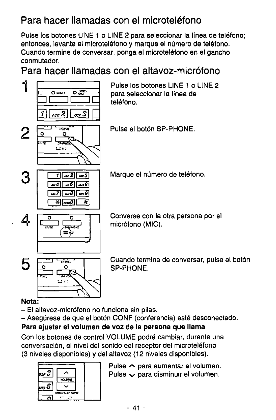 Panasonic KX-TS25-B manual 