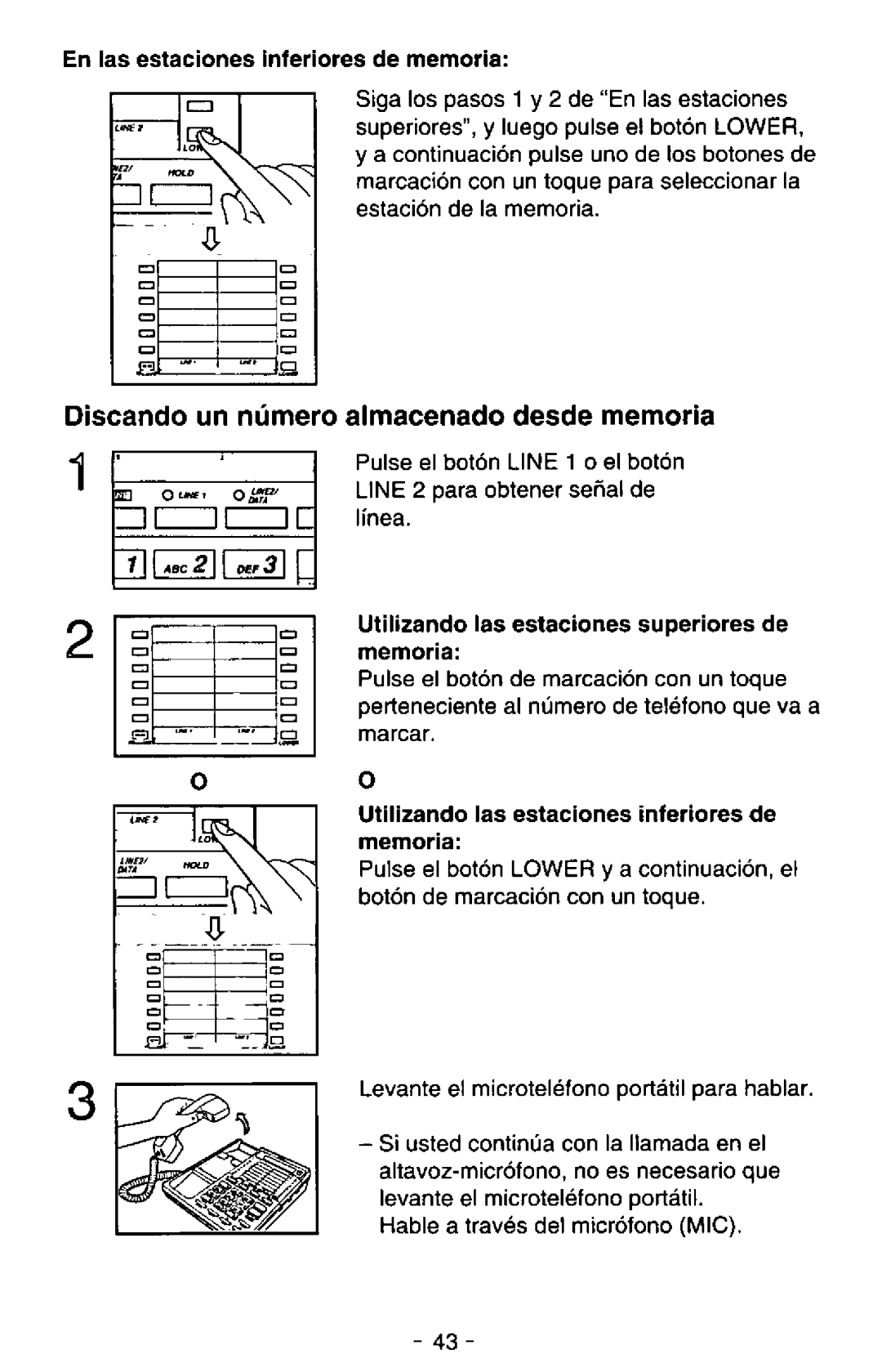 Panasonic KX-TS25-B manual 