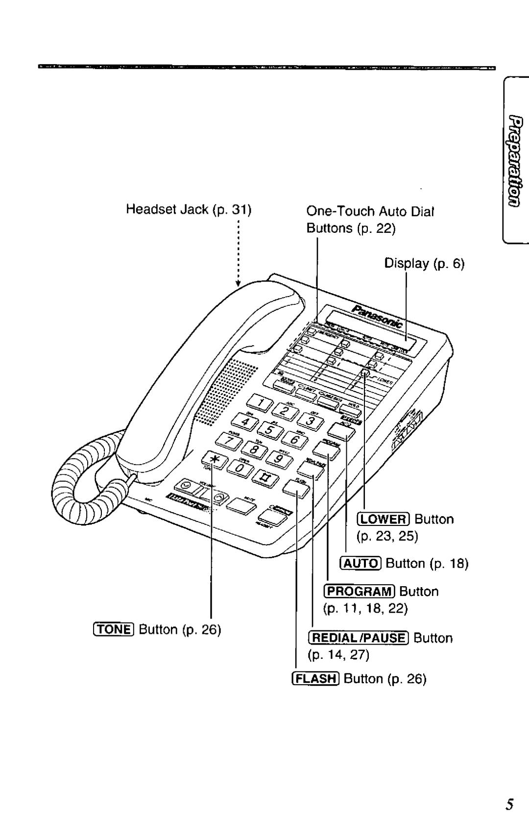 Panasonic KX-TS27-W manual 