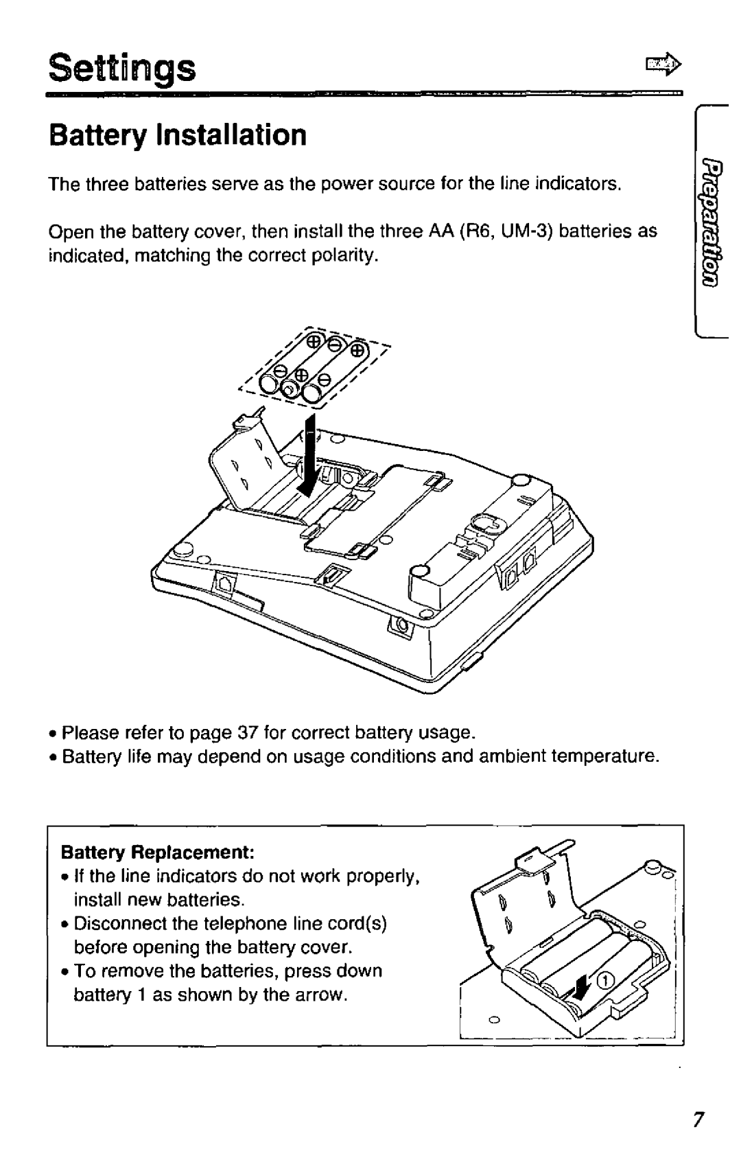 Panasonic KX-TS27-W manual 