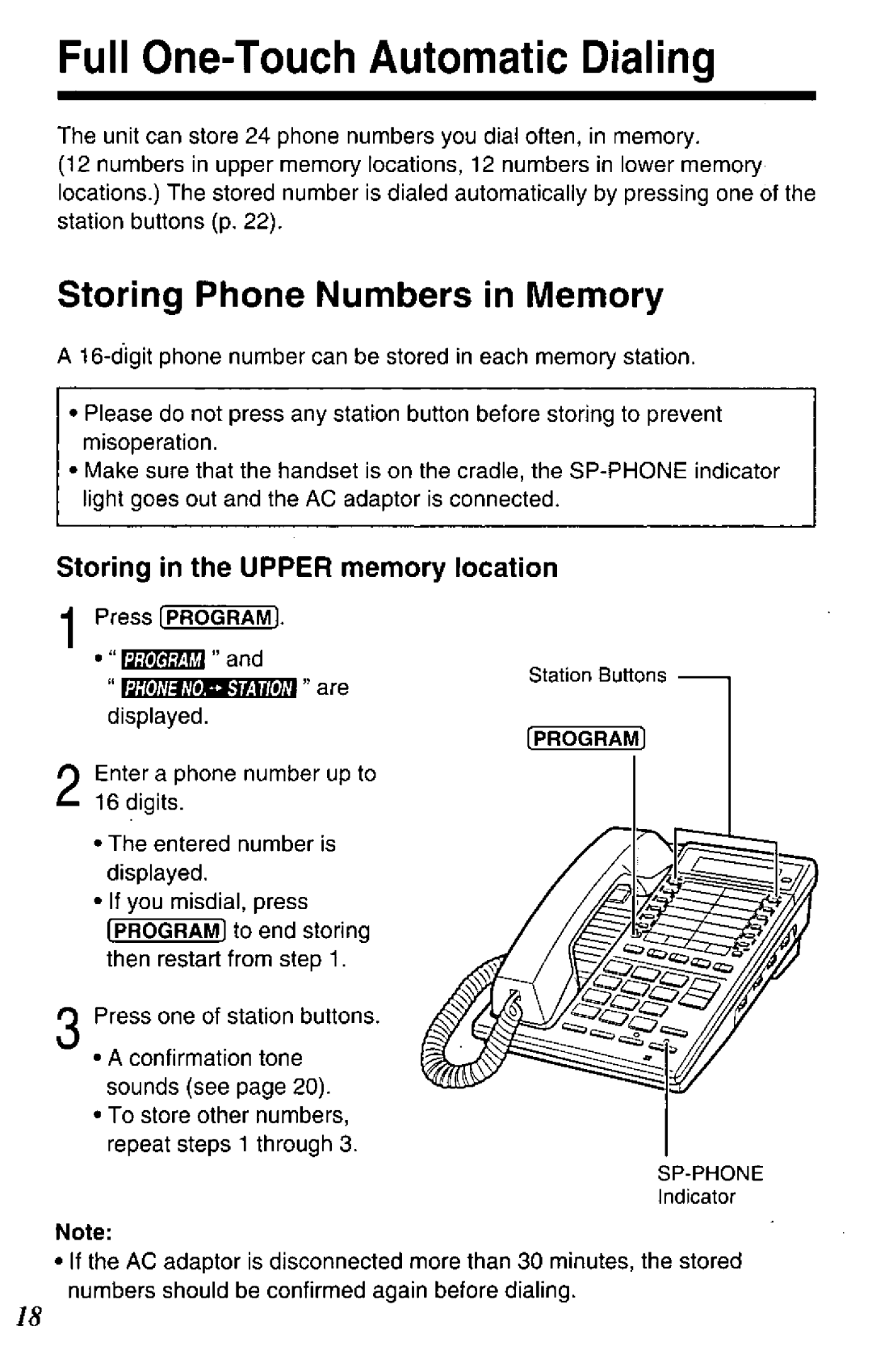 Panasonic KX-TS401W manual 