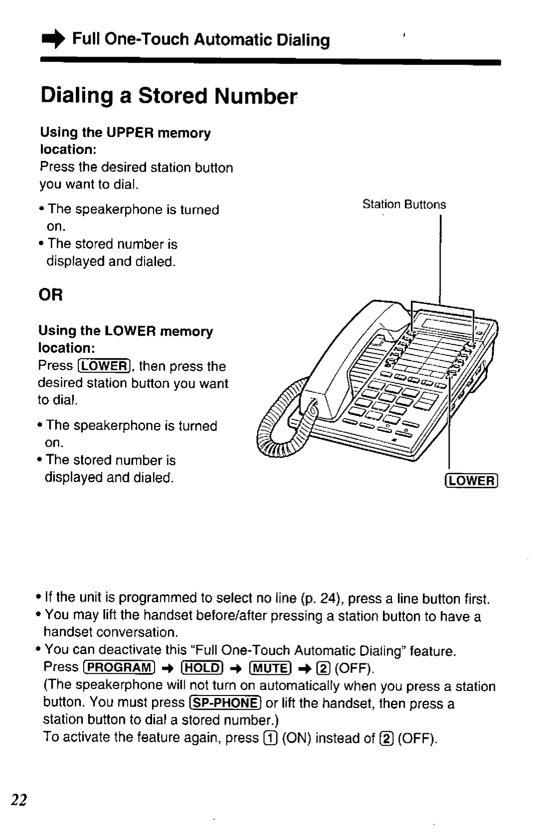 Panasonic KX-TS401W manual 