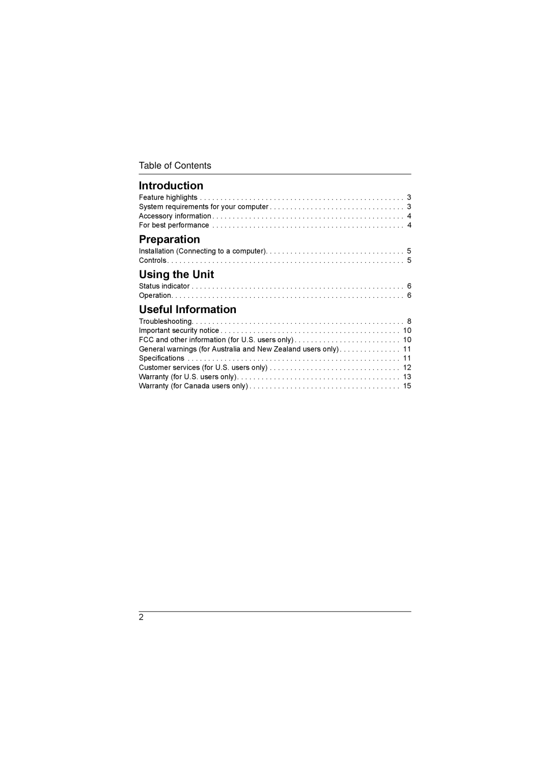 Panasonic KX-TS710 operating instructions Preparation 