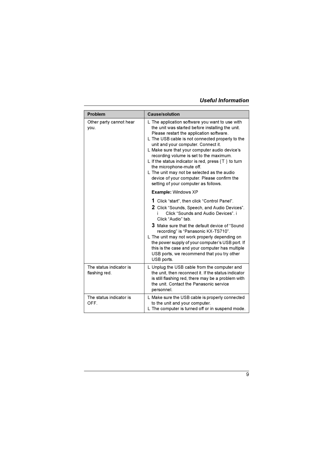 Panasonic KX-TS710 operating instructions To the unit and your computer 