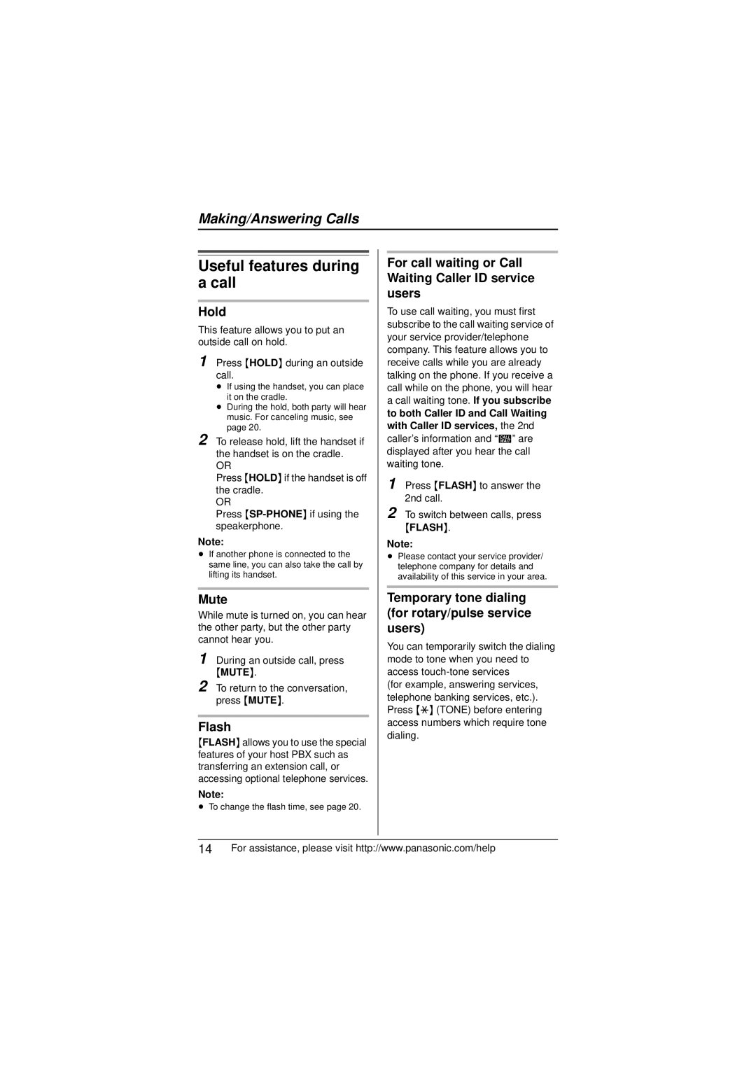 Panasonic KX-TS880 operating instructions Useful features during a call 