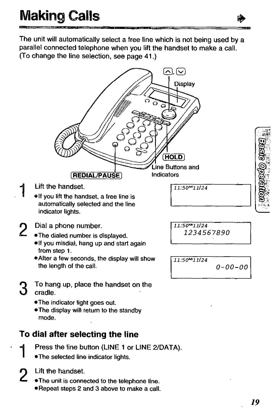 Panasonic KX-TSC12W manual 