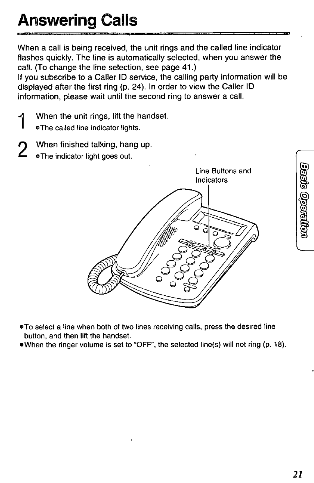 Panasonic KX-TSC12W manual 