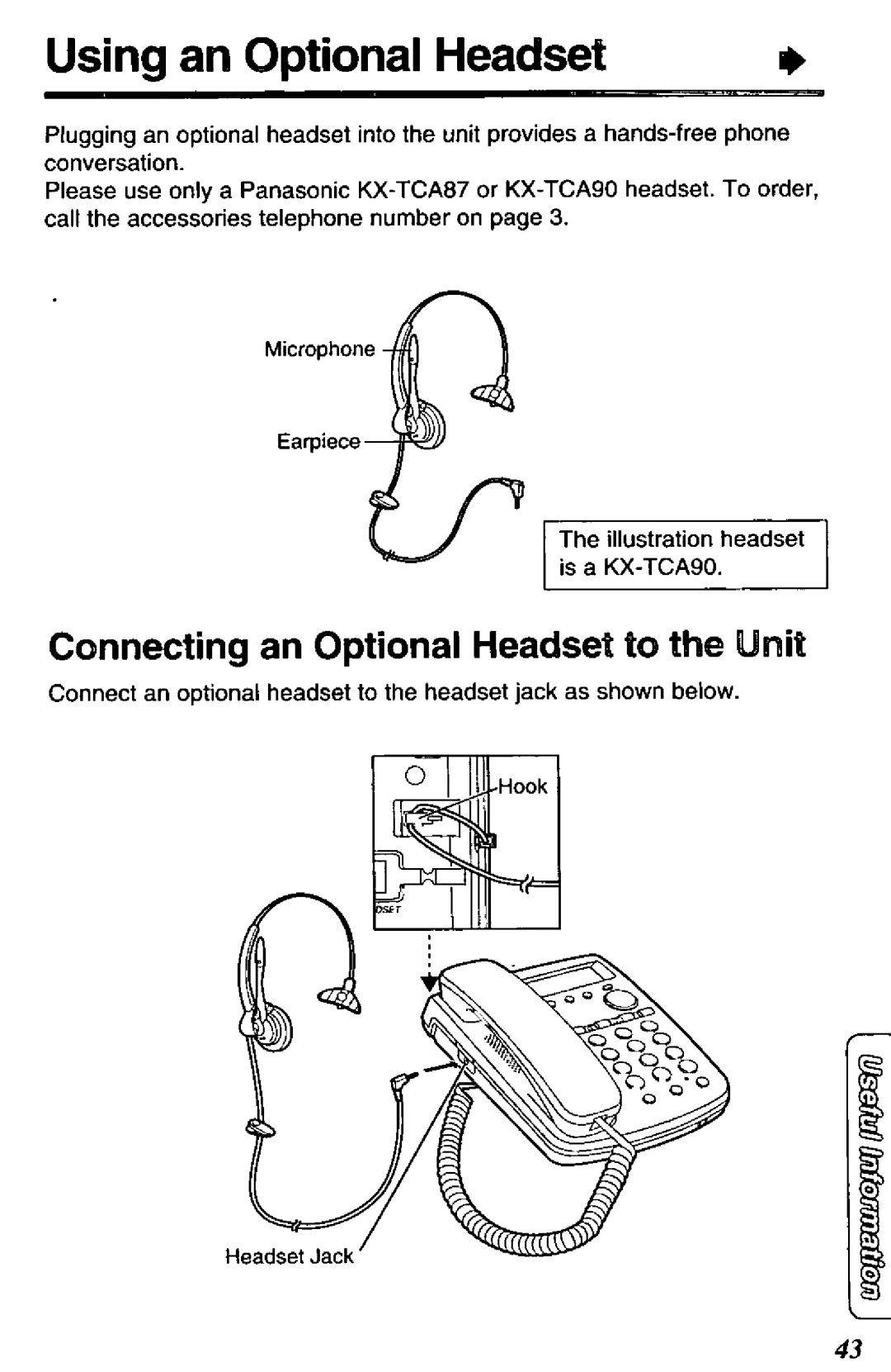 Panasonic KX-TSC12W manual 