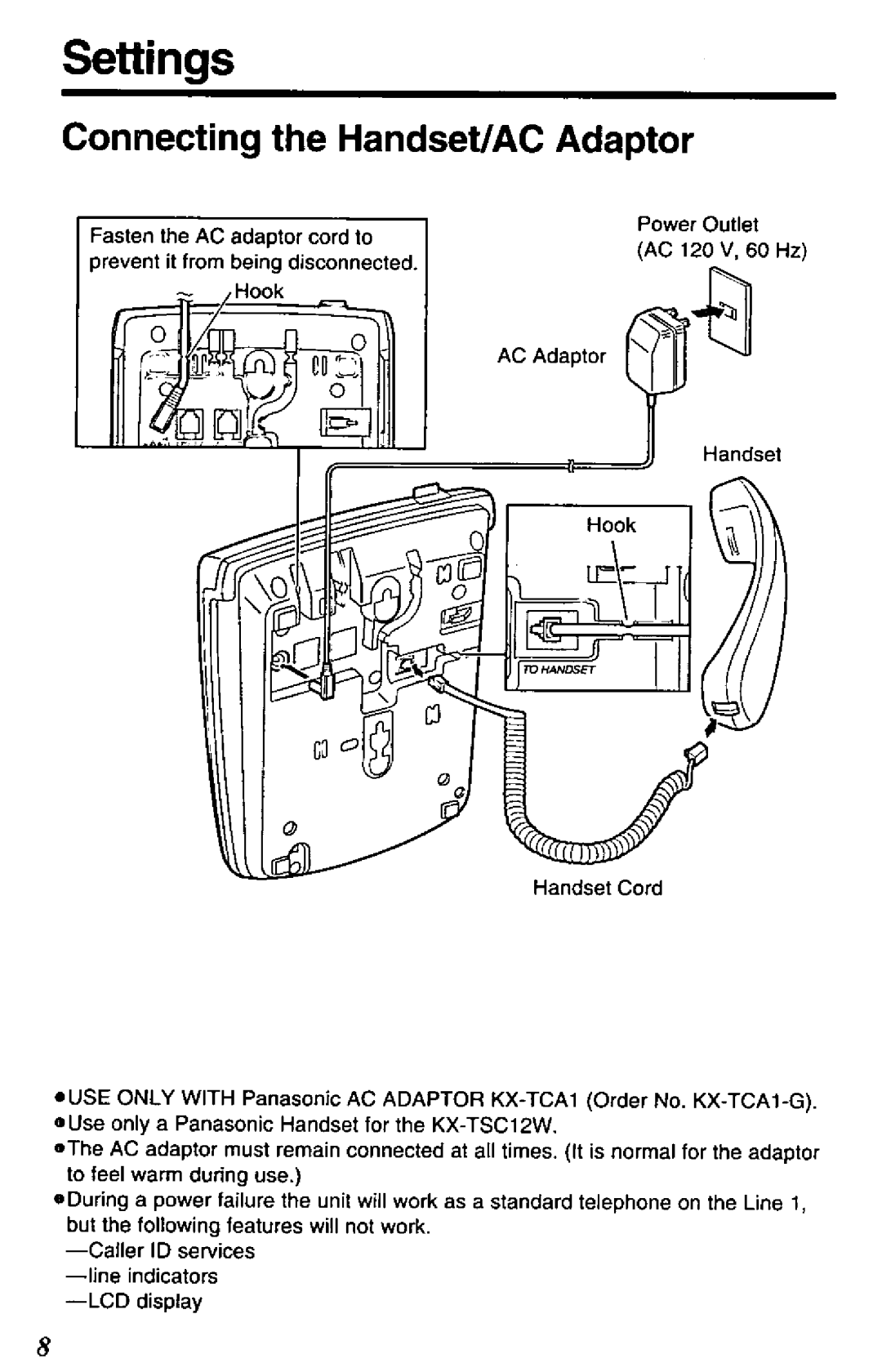 Panasonic KX-TSC12W manual 