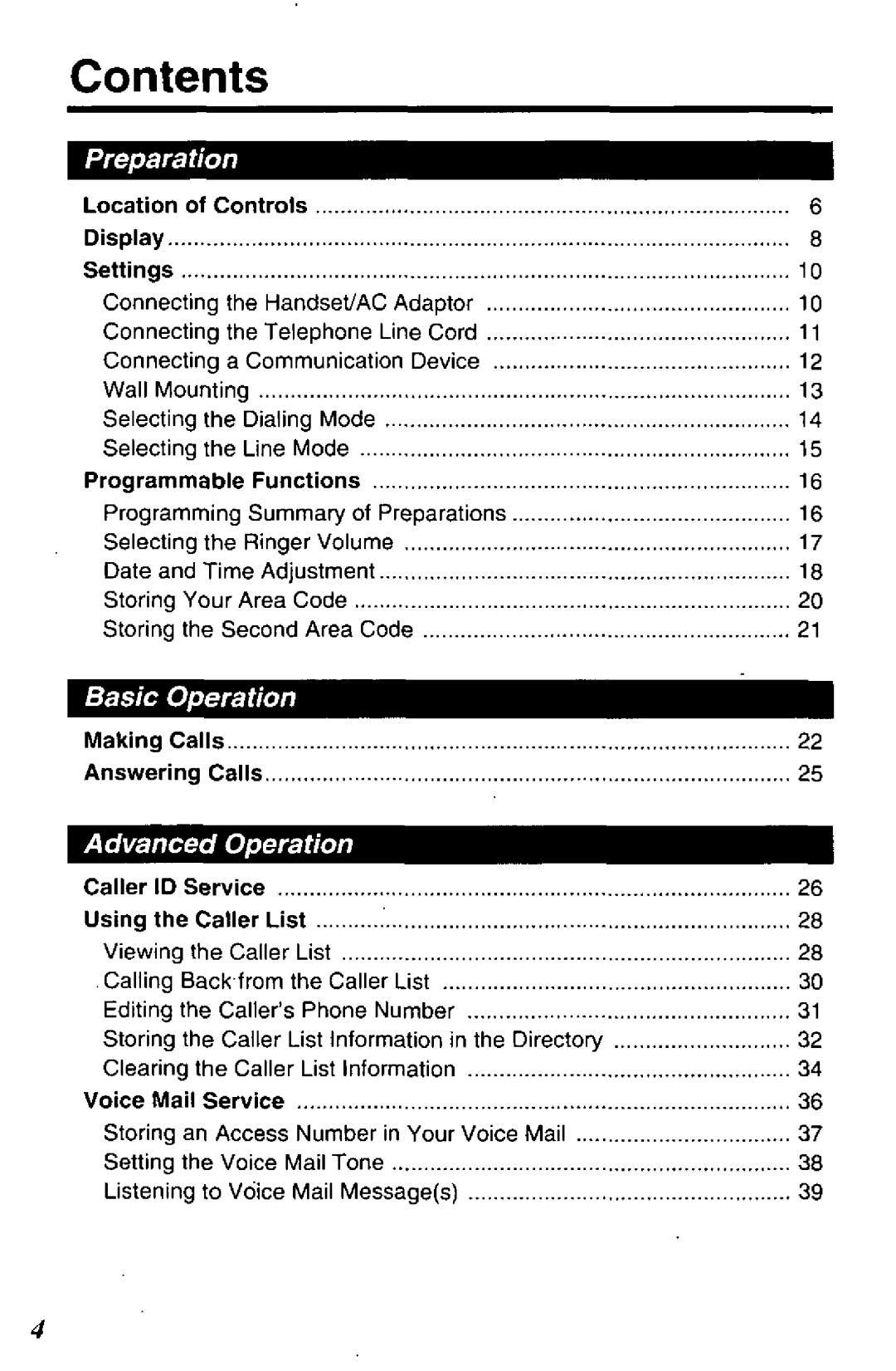 Panasonic KX-TSC50-B manual 