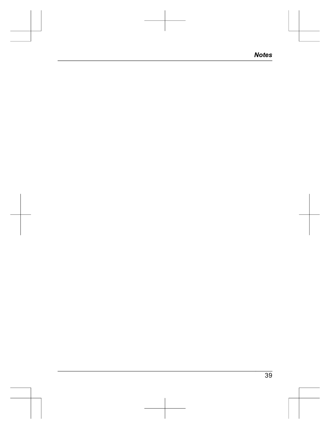 Panasonic KX-TU301 E operating instructions 