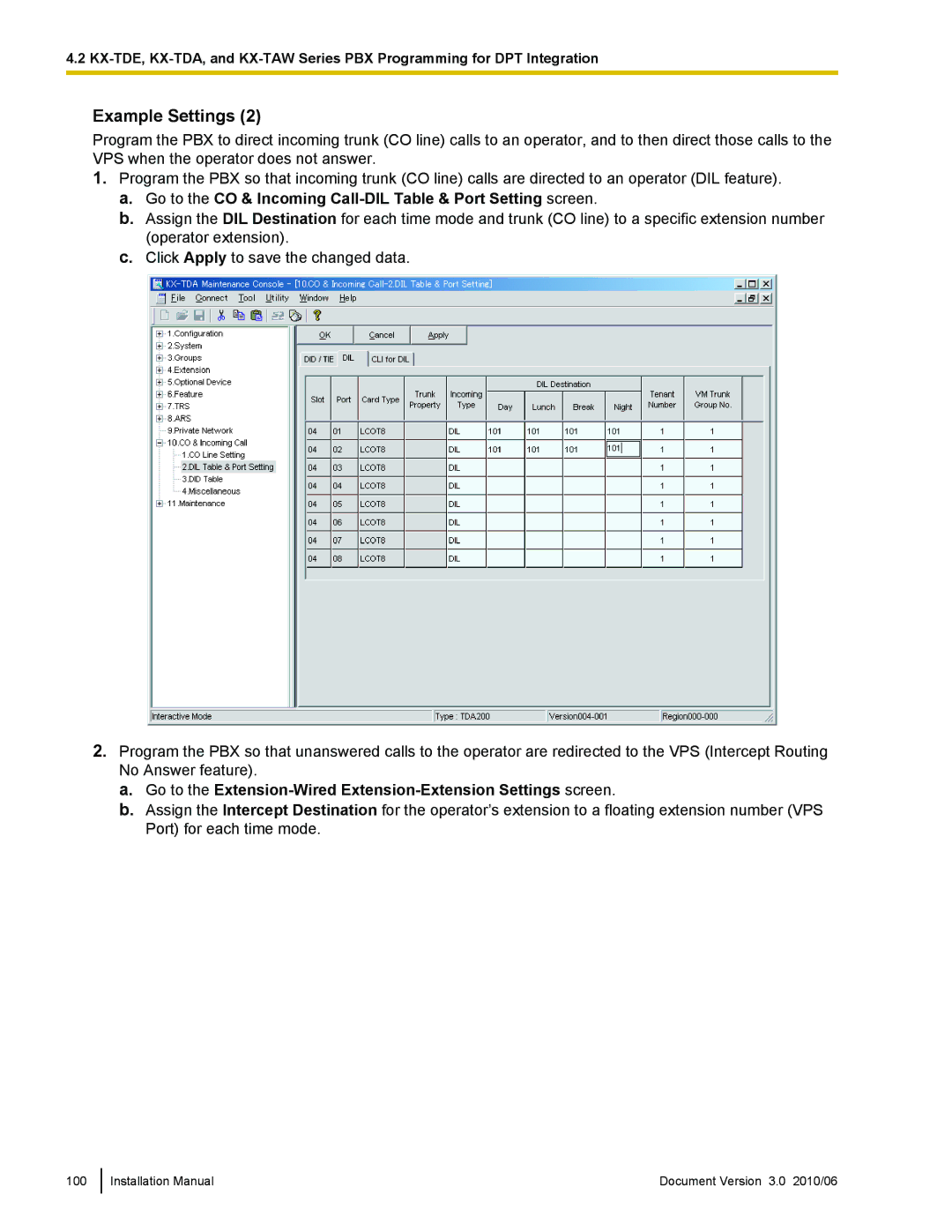 Panasonic KX-TVA50 installation manual Installation Manual Document Version 3.0 2010/06 