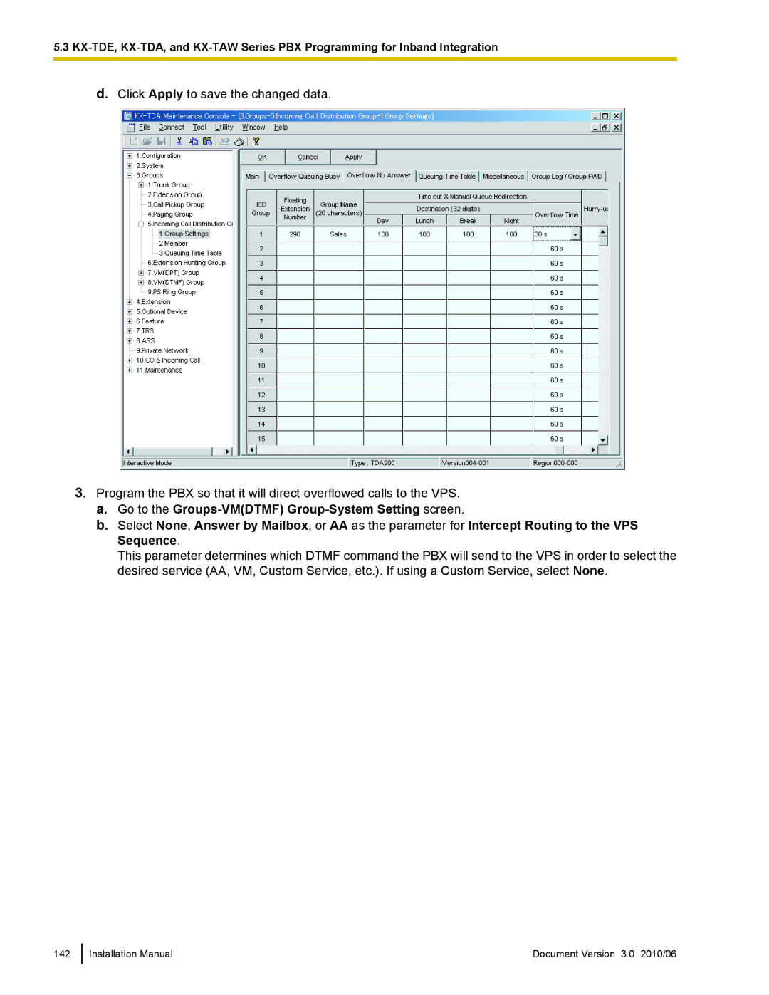 Panasonic KX-TVA50 installation manual Installation Manual Document Version 3.0 2010/06 