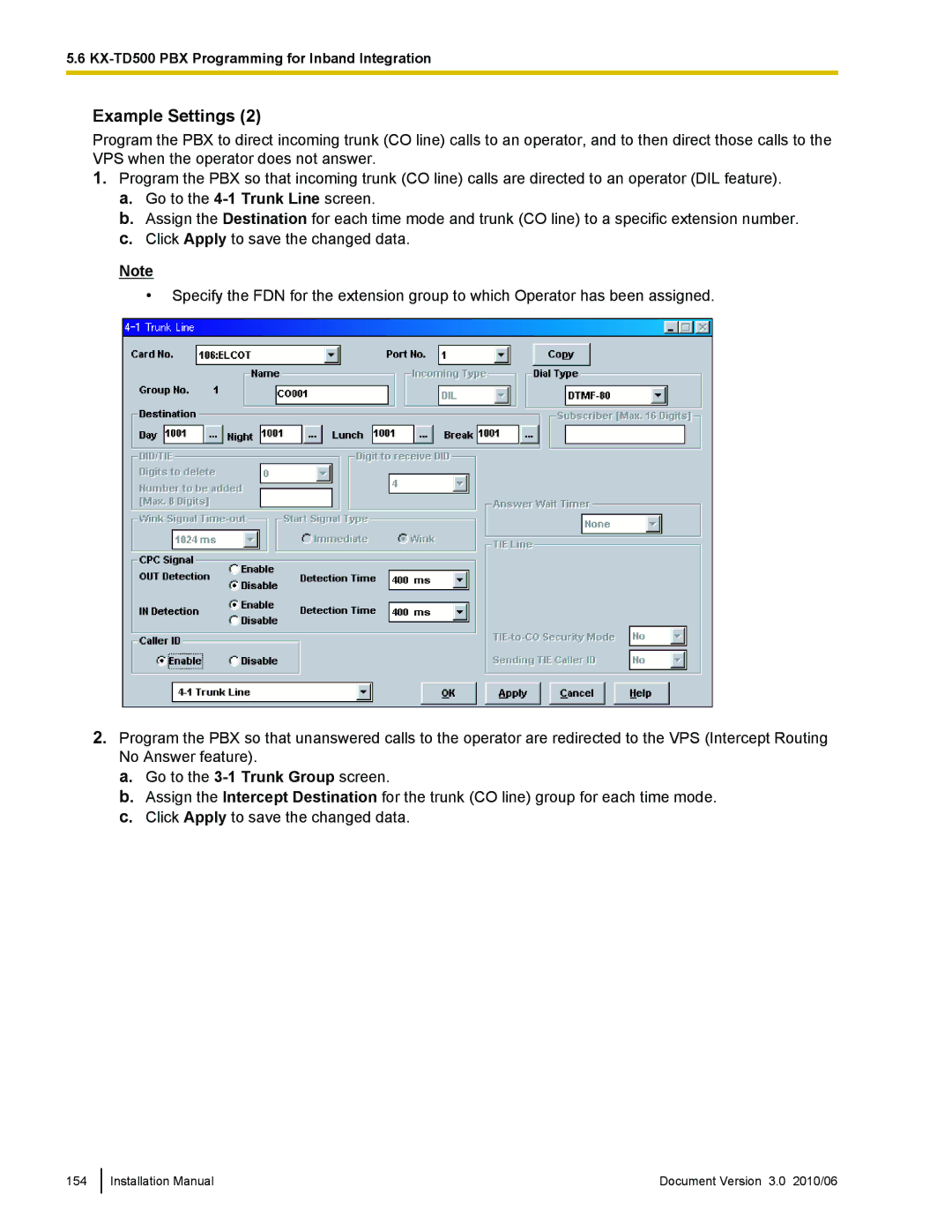 Panasonic KX-TVA50 installation manual Installation Manual Document Version 3.0 2010/06 