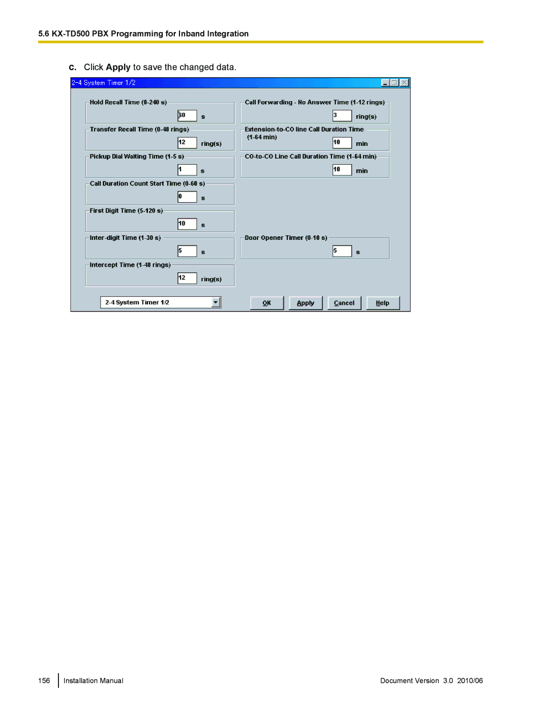 Panasonic KX-TVA50 installation manual Installation Manual Document Version 3.0 2010/06 