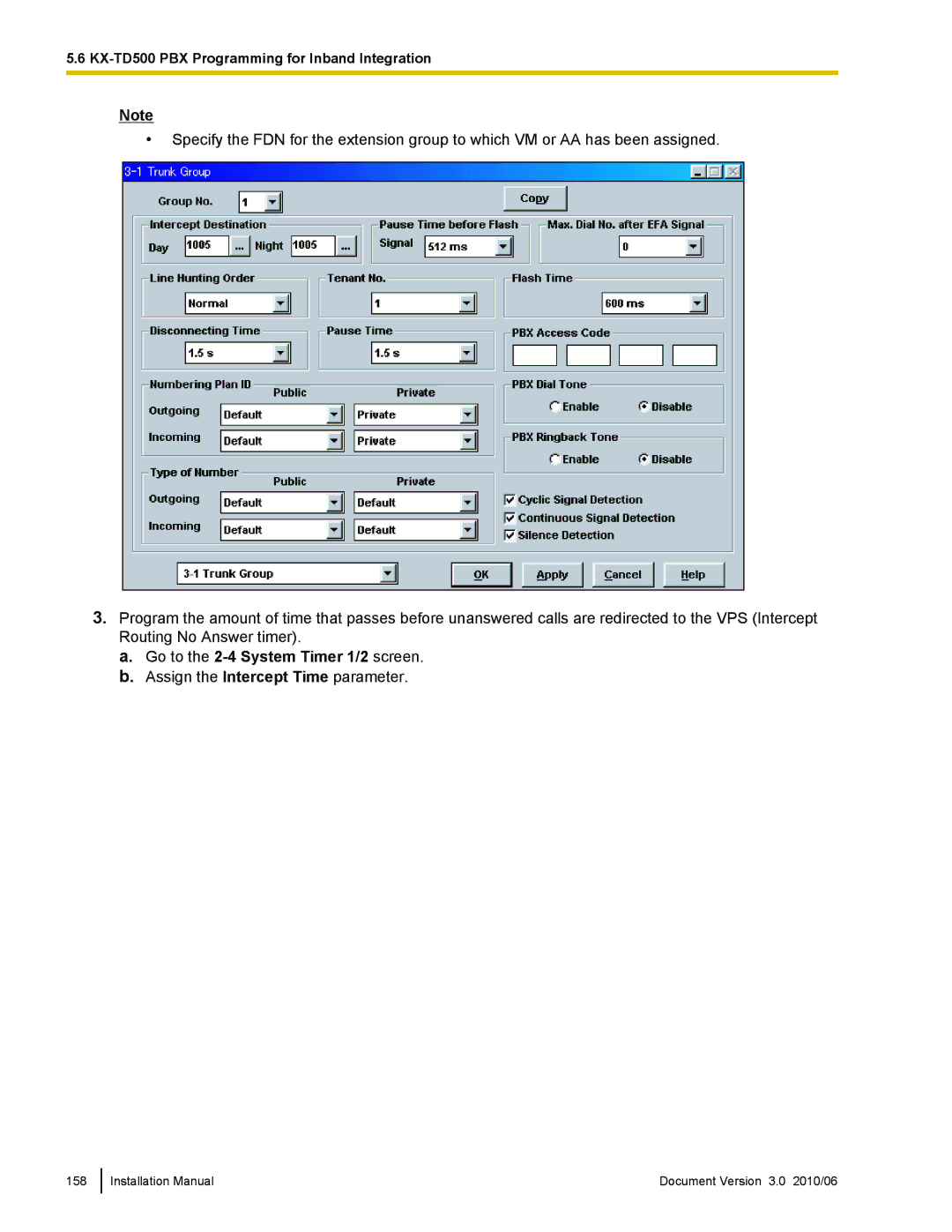 Panasonic KX-TVA50 installation manual Installation Manual Document Version 3.0 2010/06 