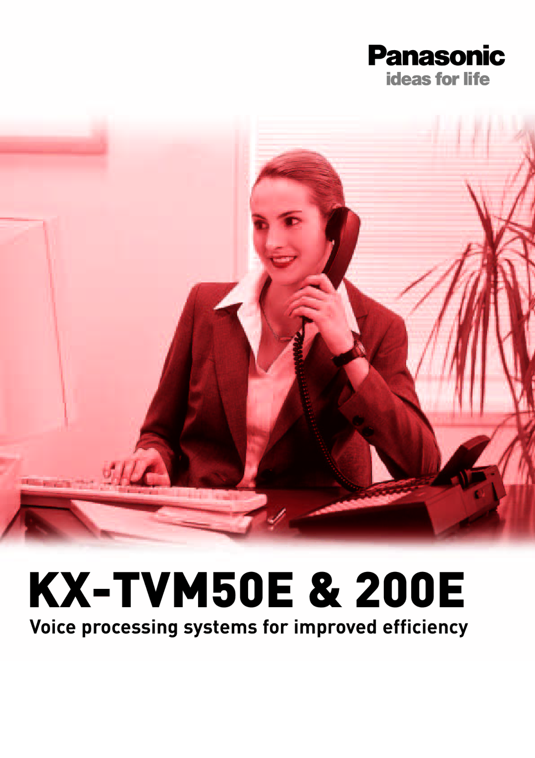 Panasonic KX-TVM200E manual KX-TVM50E & 200E 