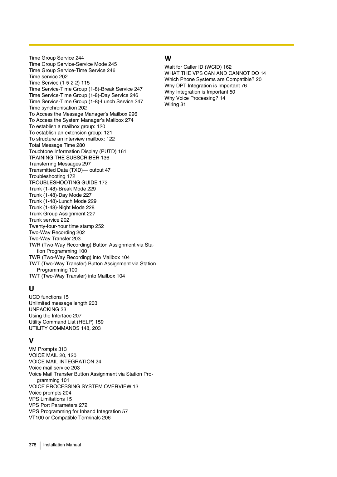 Panasonic KX-TVP200 installation manual Unpacking 