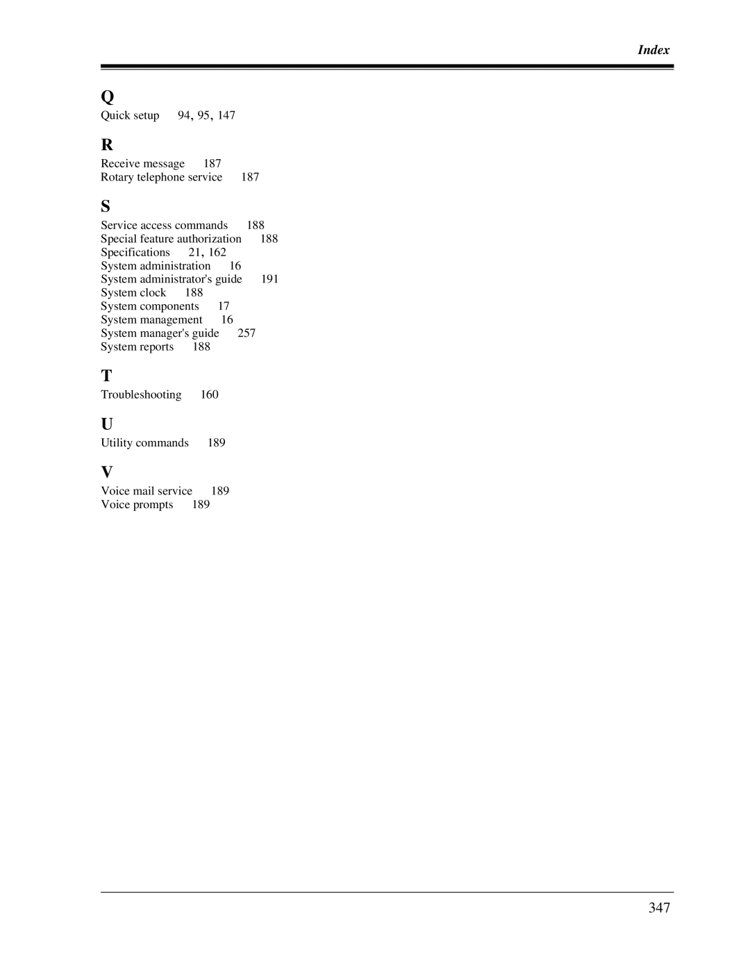 Panasonic KX-TVS80, KX-TVS50 installation manual 347 