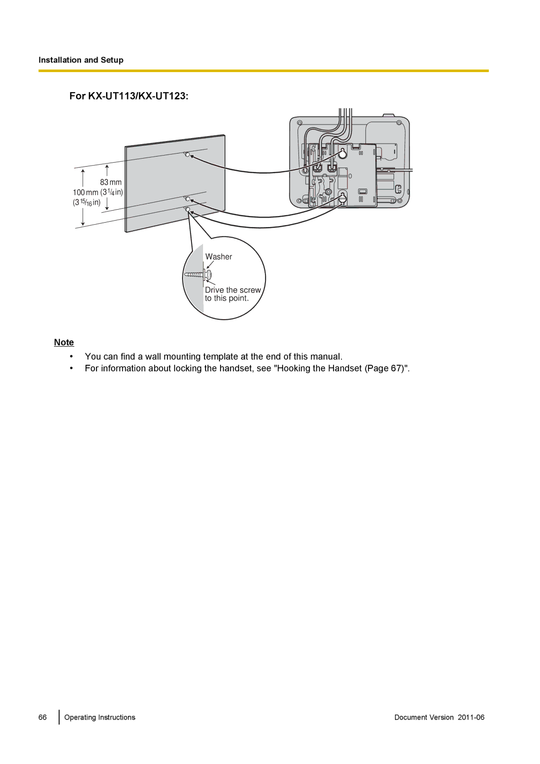 Panasonic KX-UT136, KX-UT133 manual For KX-UT113/KX-UT123 