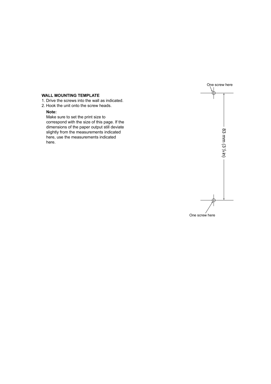 Panasonic KX-UT670 operating instructions 83 mm 3 1/4 