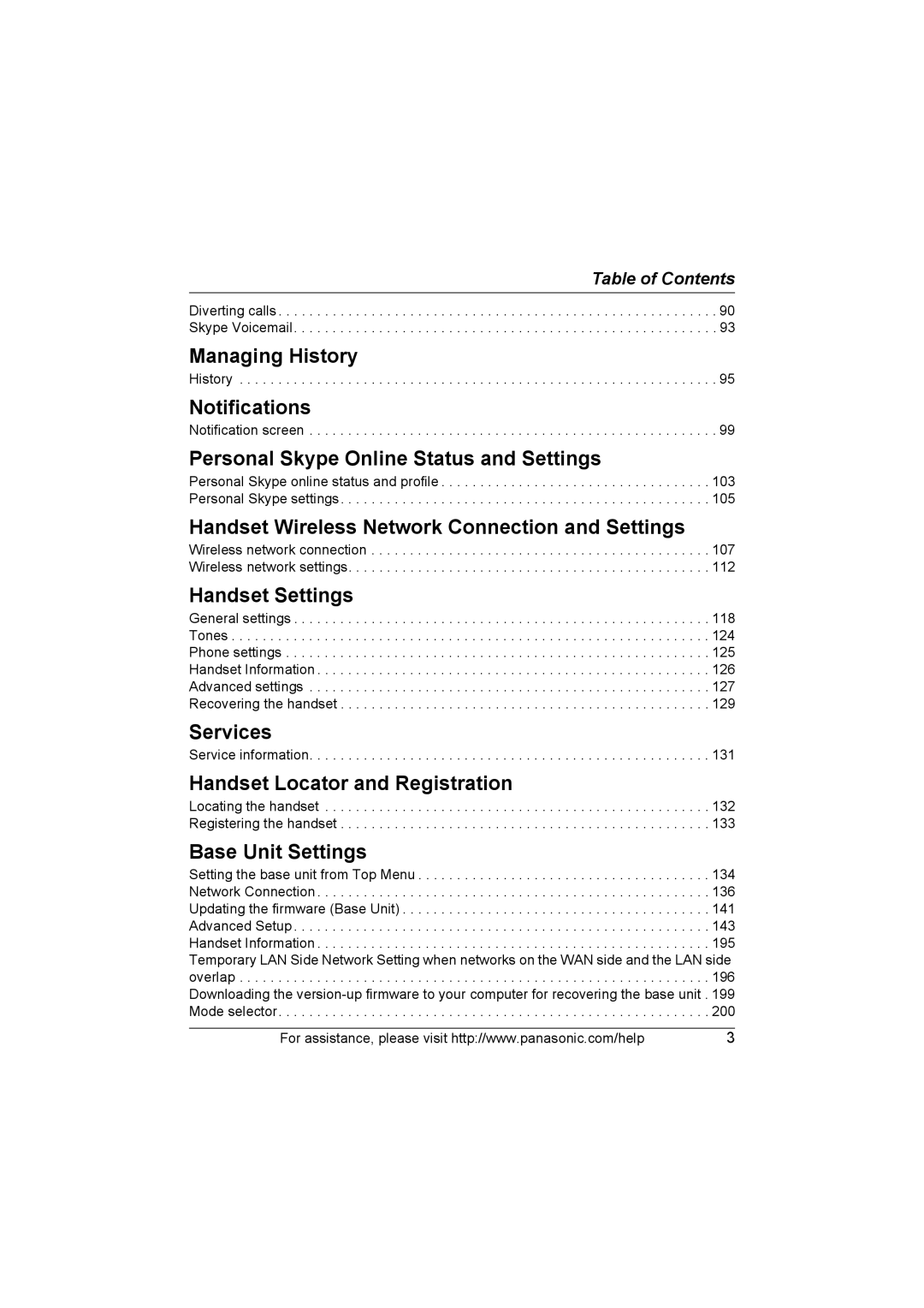 Panasonic KX WP1050 operating instructions Managing History 