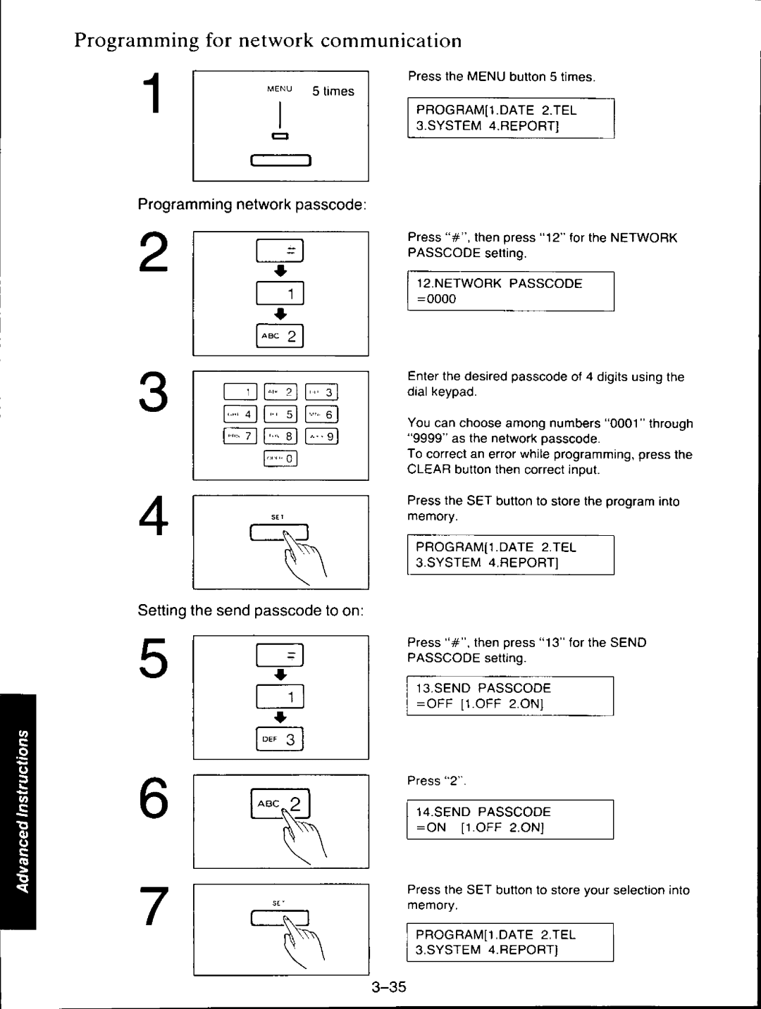 Panasonic KXF110 manual 