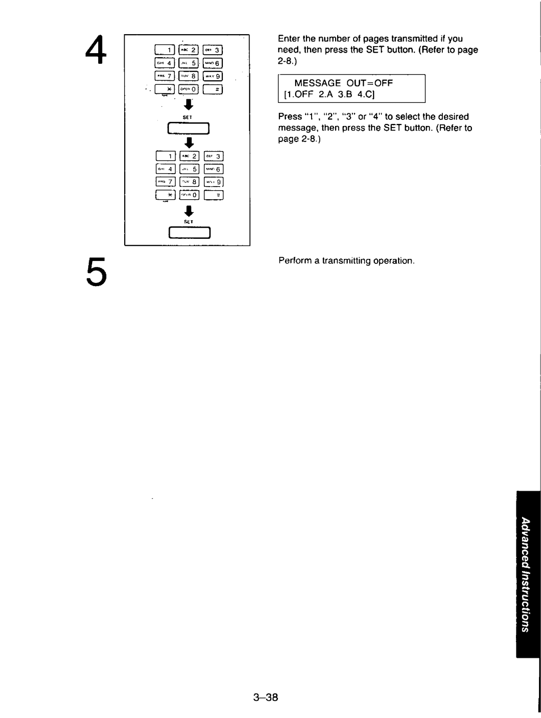 Panasonic KXF110 manual 