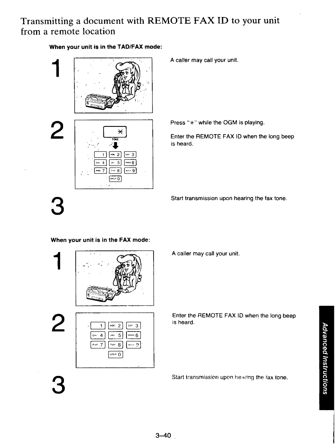 Panasonic KXF110 manual 