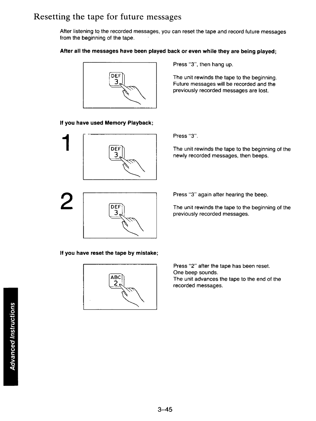 Panasonic KXF110 manual 