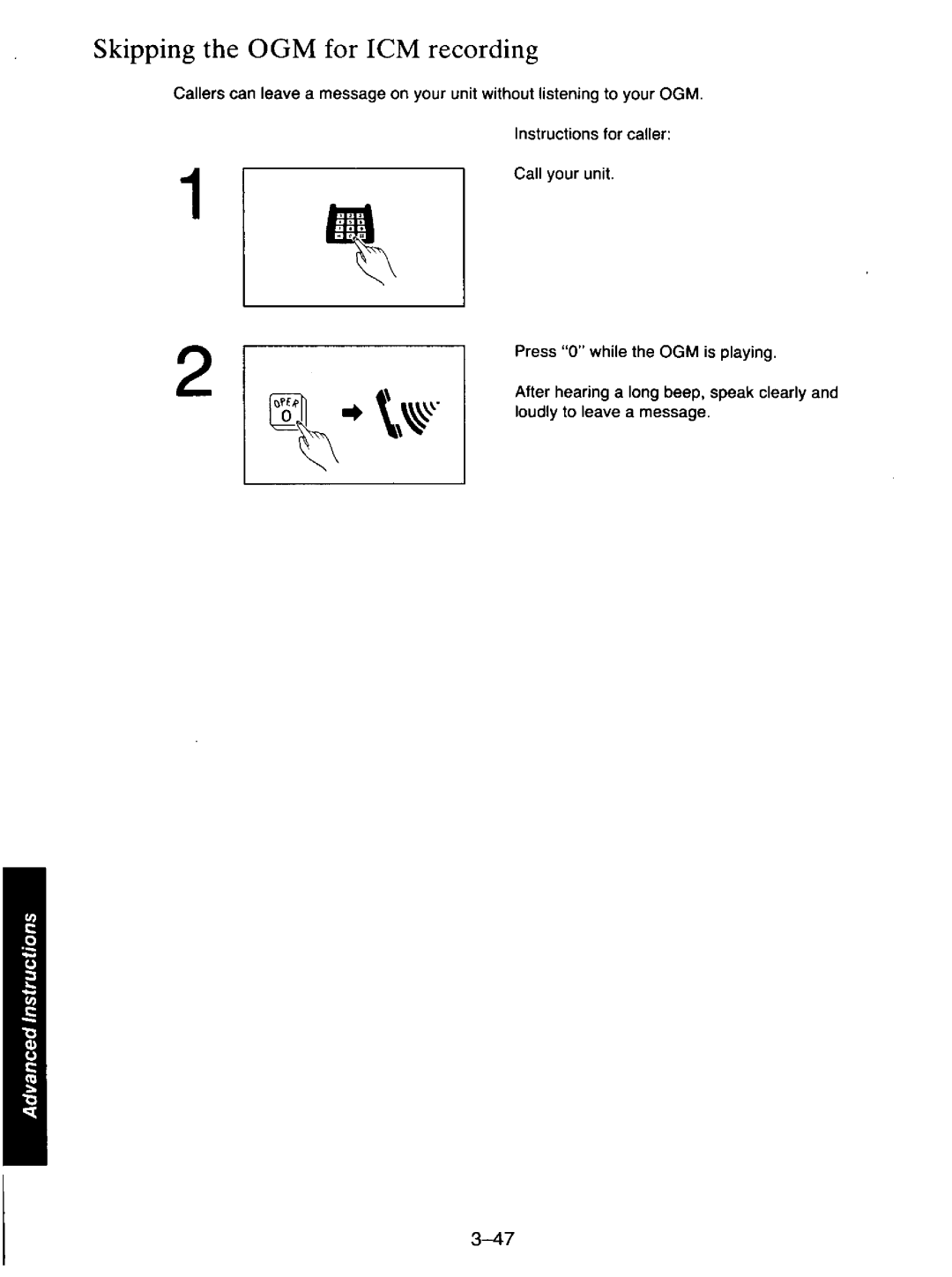 Panasonic KXF110 manual 