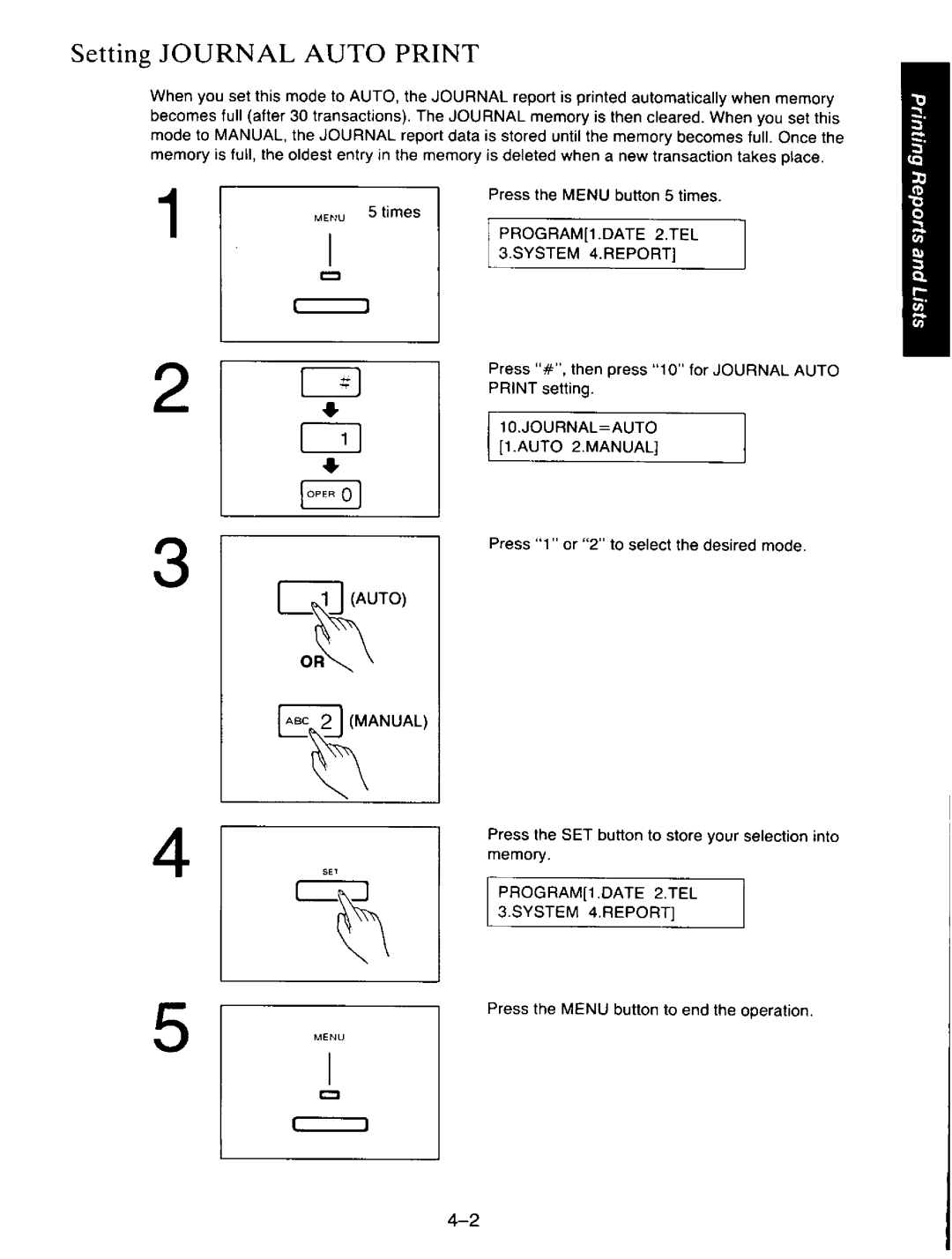 Panasonic KXF110 manual 