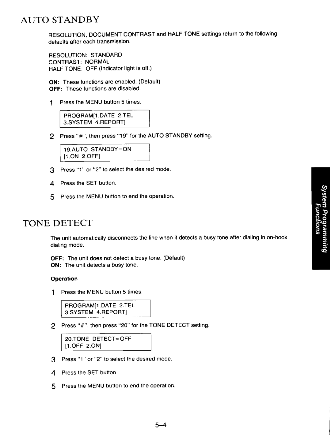 Panasonic KXF110 manual 