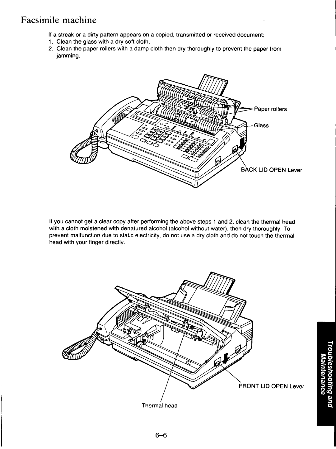 Panasonic KXF110 manual 