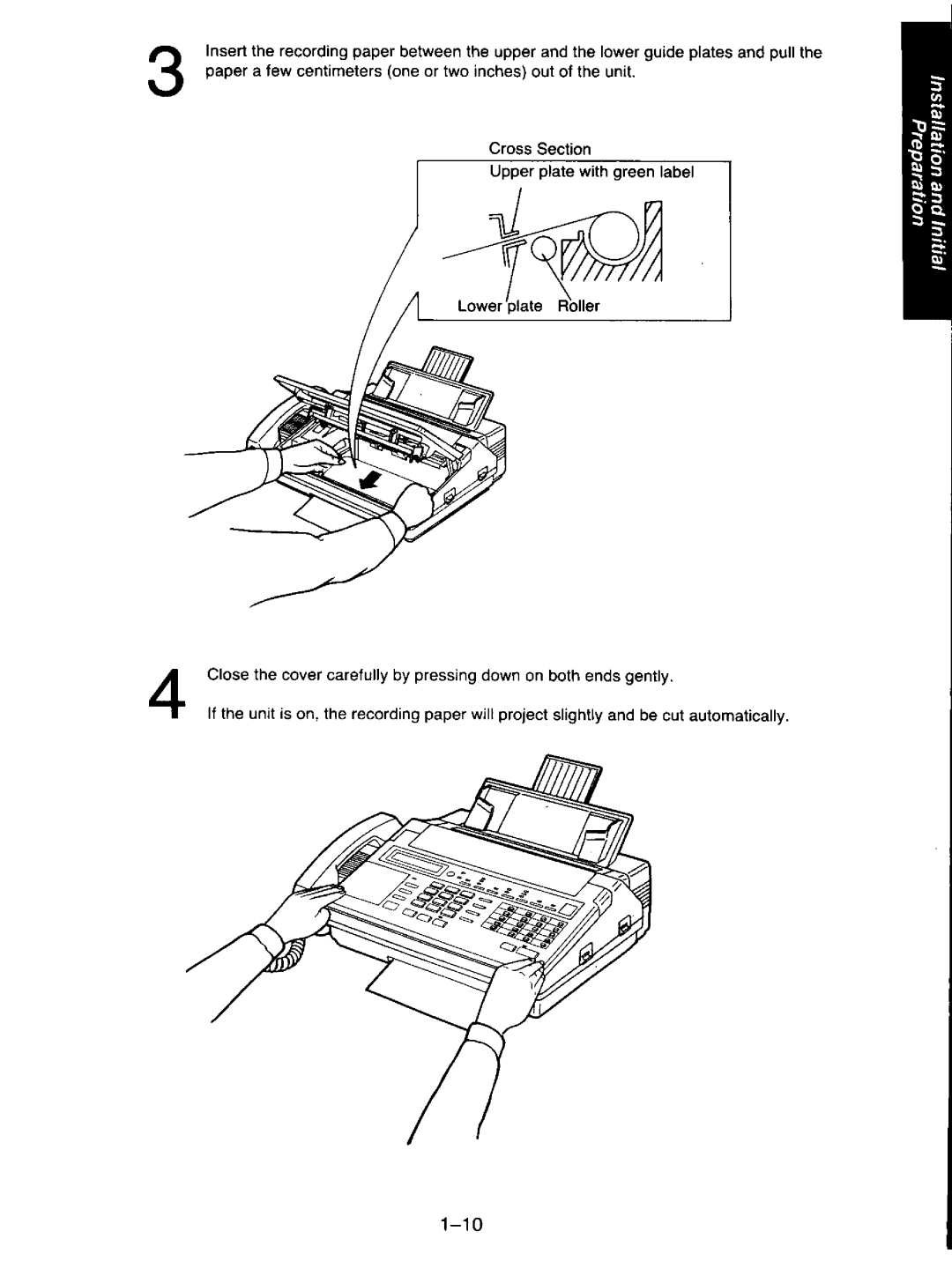 Panasonic KXF110 manual 