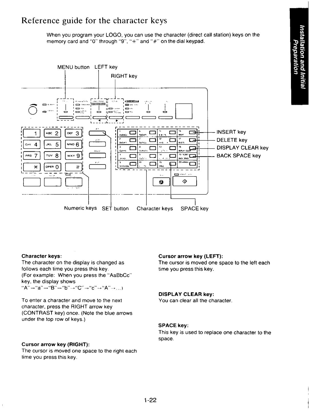 Panasonic KXF110 manual 