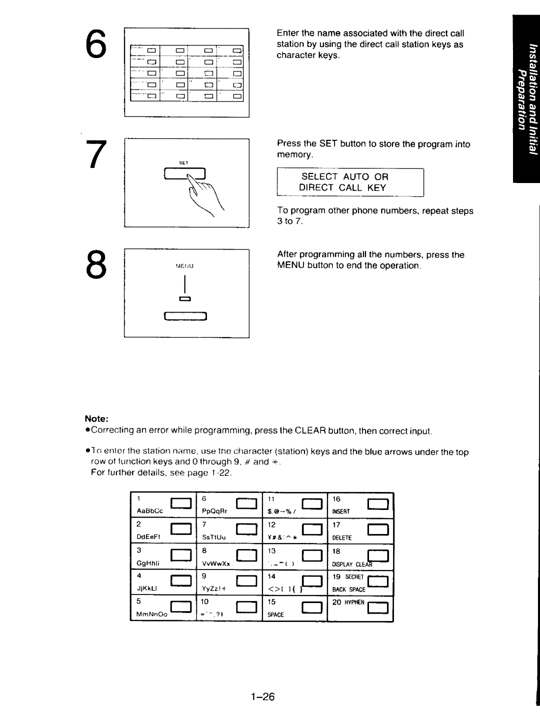 Panasonic KXF110 manual 